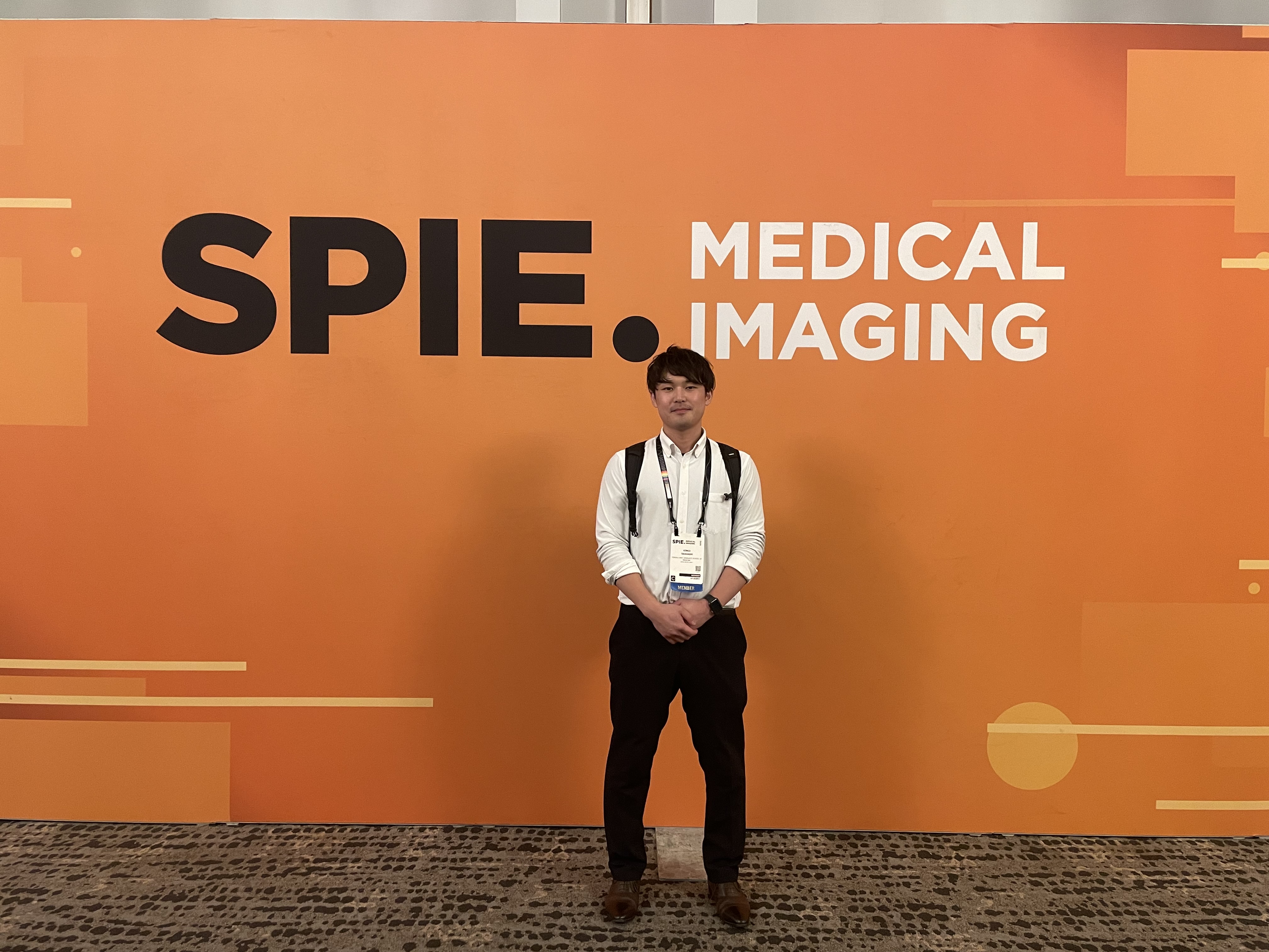 2025 Feb.19 髙橋健吾さんが、「 SPIE Medical Imaging 2025」で